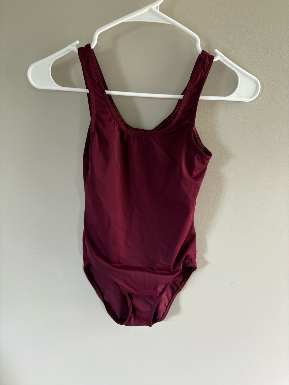 Weissman Girls' Maroon One-Piece Leotard